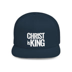 Copy of Christ is King — Flat Bill Snapback Hat — Bold Faith Statement Cap
