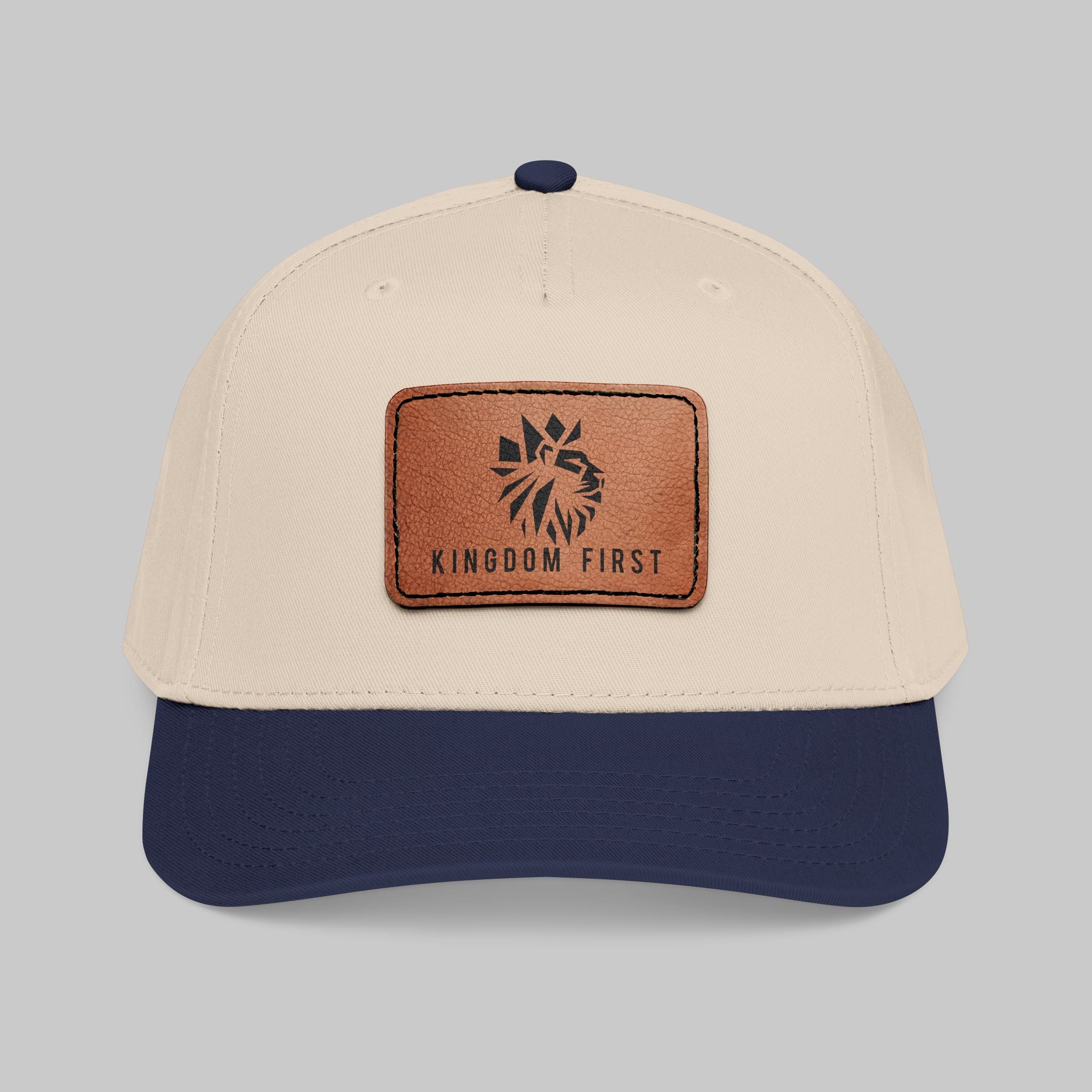 Copy of Kingdom First Leather Patch Baseball Cap
