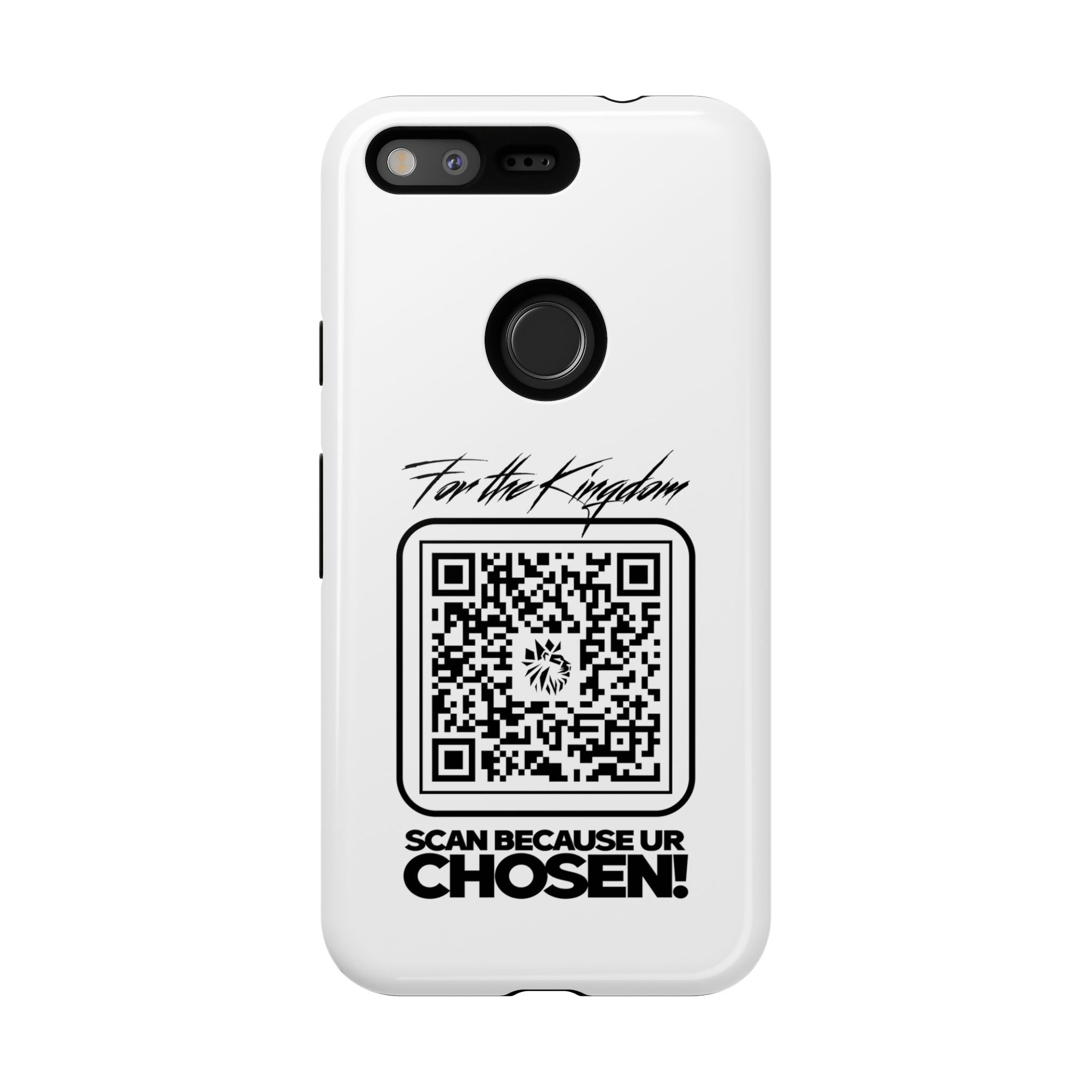 Phone Case — “For the Kingdom” QR Design: Scan Because Ur Chosen