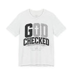 Copy of God Checked T-Shirt — Christian Faith Graphic Tee