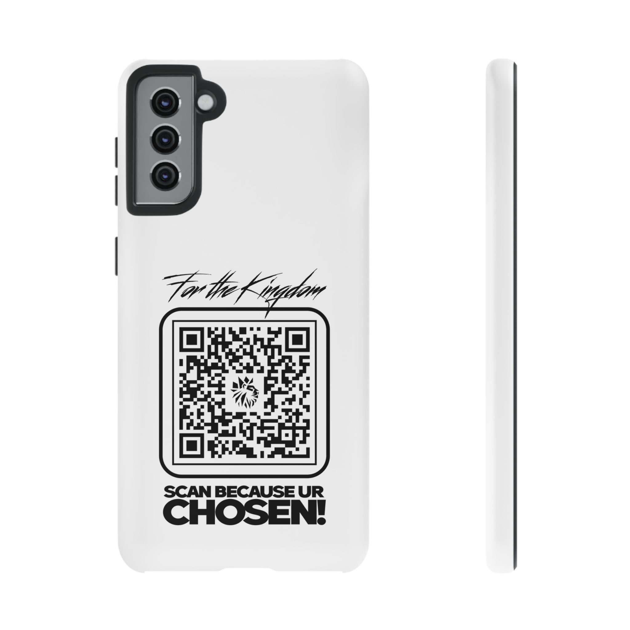 Phone Case — “For the Kingdom” QR Design: Scan Because Ur Chosen