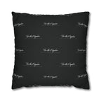 Lion of Judah - Black Script Pattern Decorative Throw Pillow Cover