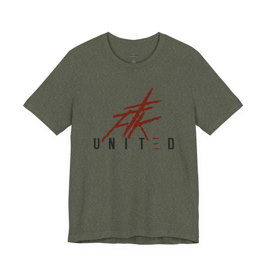FTK UNIT≡D Logo  Dark Pallete T-Shirt — Bold Brushstroke Graphic Tee