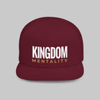 Kingdom Mentality Flat Bill Snapback Hat — Bold Faith-Inspired Streetwear Cap