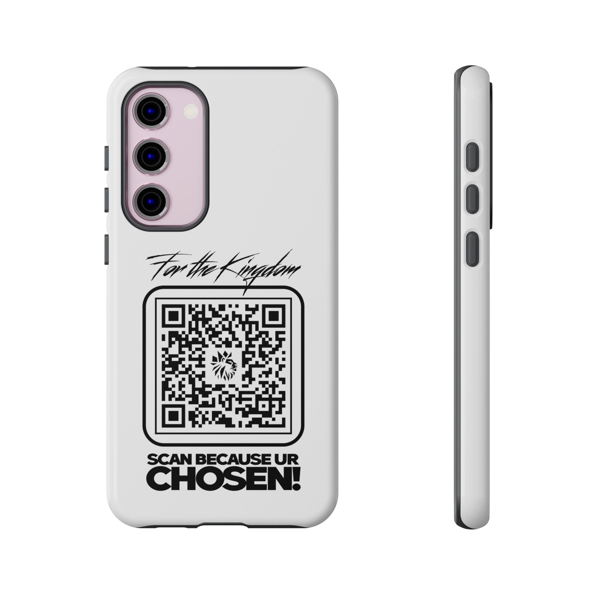 Phone Case — “For the Kingdom” QR Design: Scan Because Ur Chosen