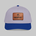 Kingdom First Leather Patch Baseball Cap