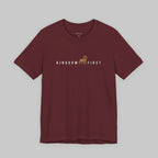 Kingdom First Lion Tee – Faith-Based Graphic T-Shirt