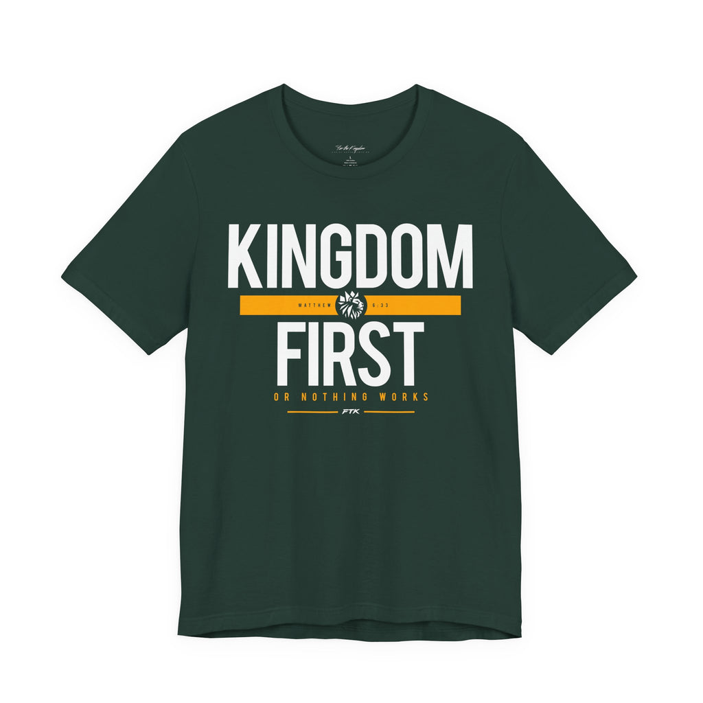 Kingdom First T-Shirt — Faith-Based Inspirational Tee