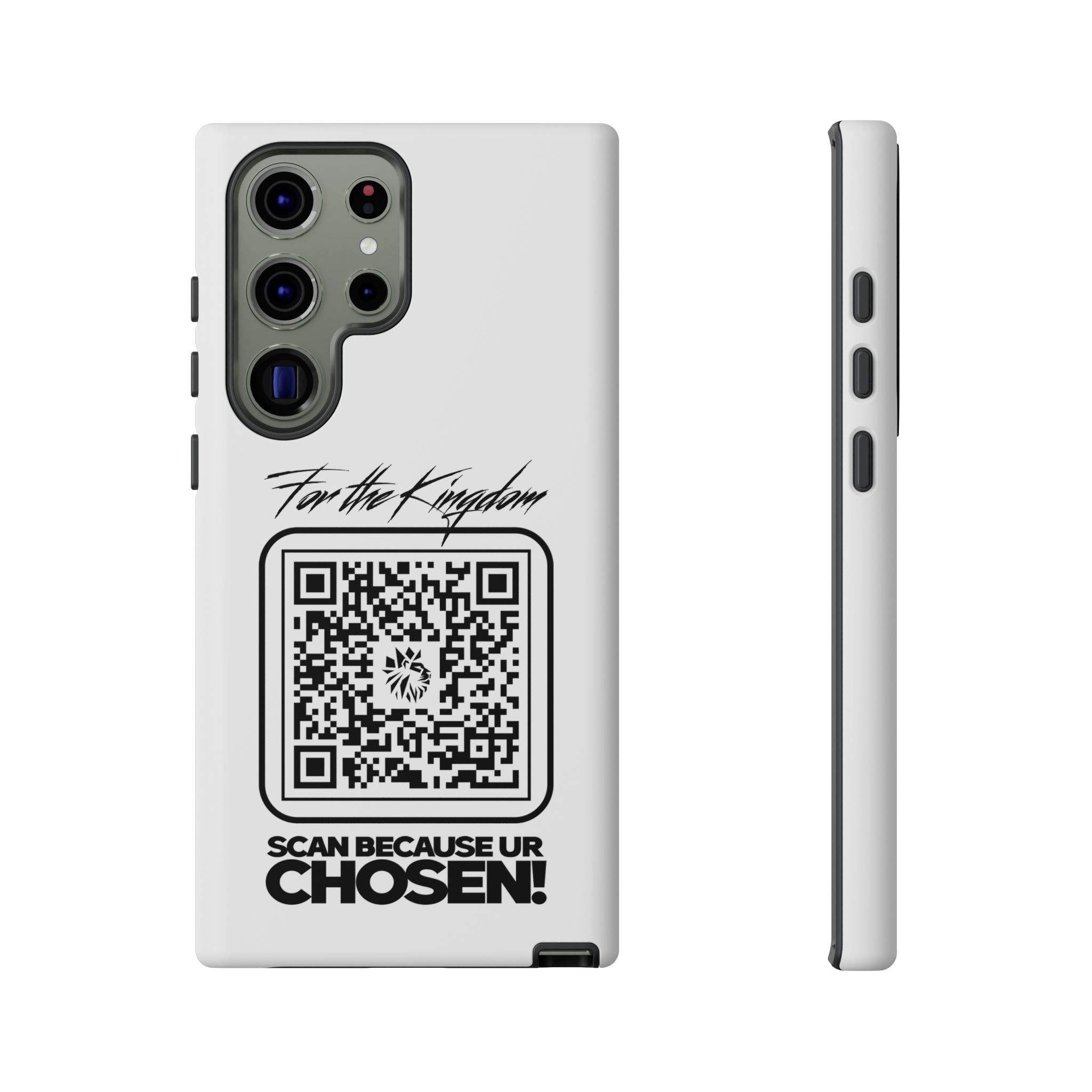 Phone Case — “For the Kingdom” QR Design: Scan Because Ur Chosen