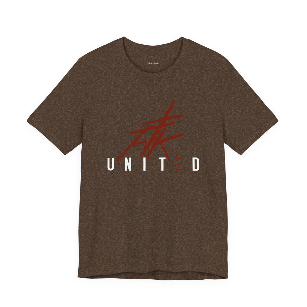 FTK UNIT≡D Logo Light Pallete T-Shirt — Bold Brushstroke Graphic Tee