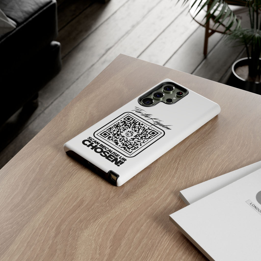 Phone Case — “For the Kingdom” QR Design: Scan Because Ur Chosen