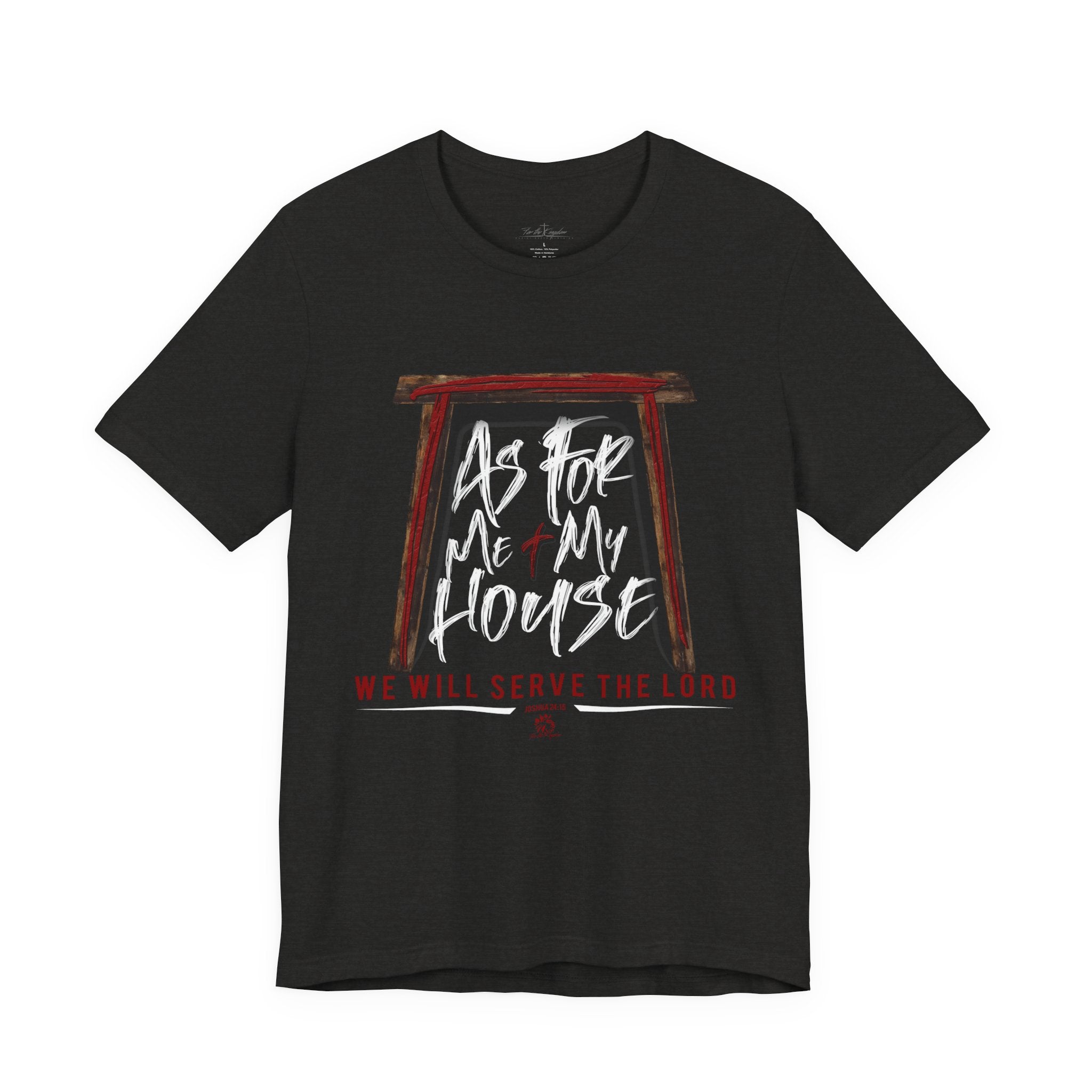 “As For Me & My House" Light Pallete Christian Tee