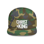 Copy of Christ is King — Flat Bill Snapback Hat — Bold Faith Statement Cap