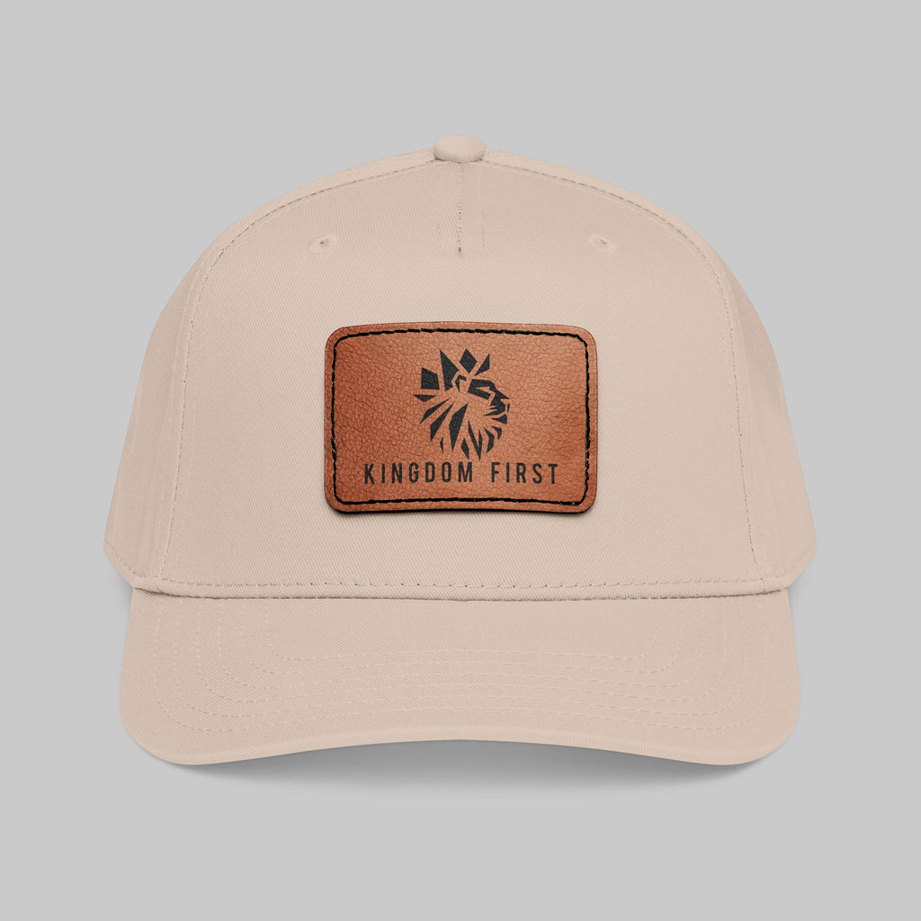 Copy of Kingdom First Leather Patch Baseball Cap