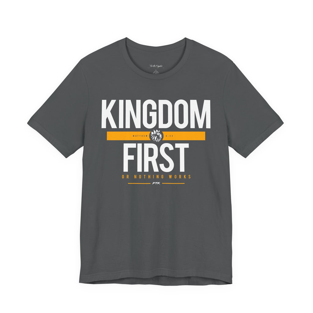 Kingdom First T-Shirt — Faith-Based Inspirational Tee