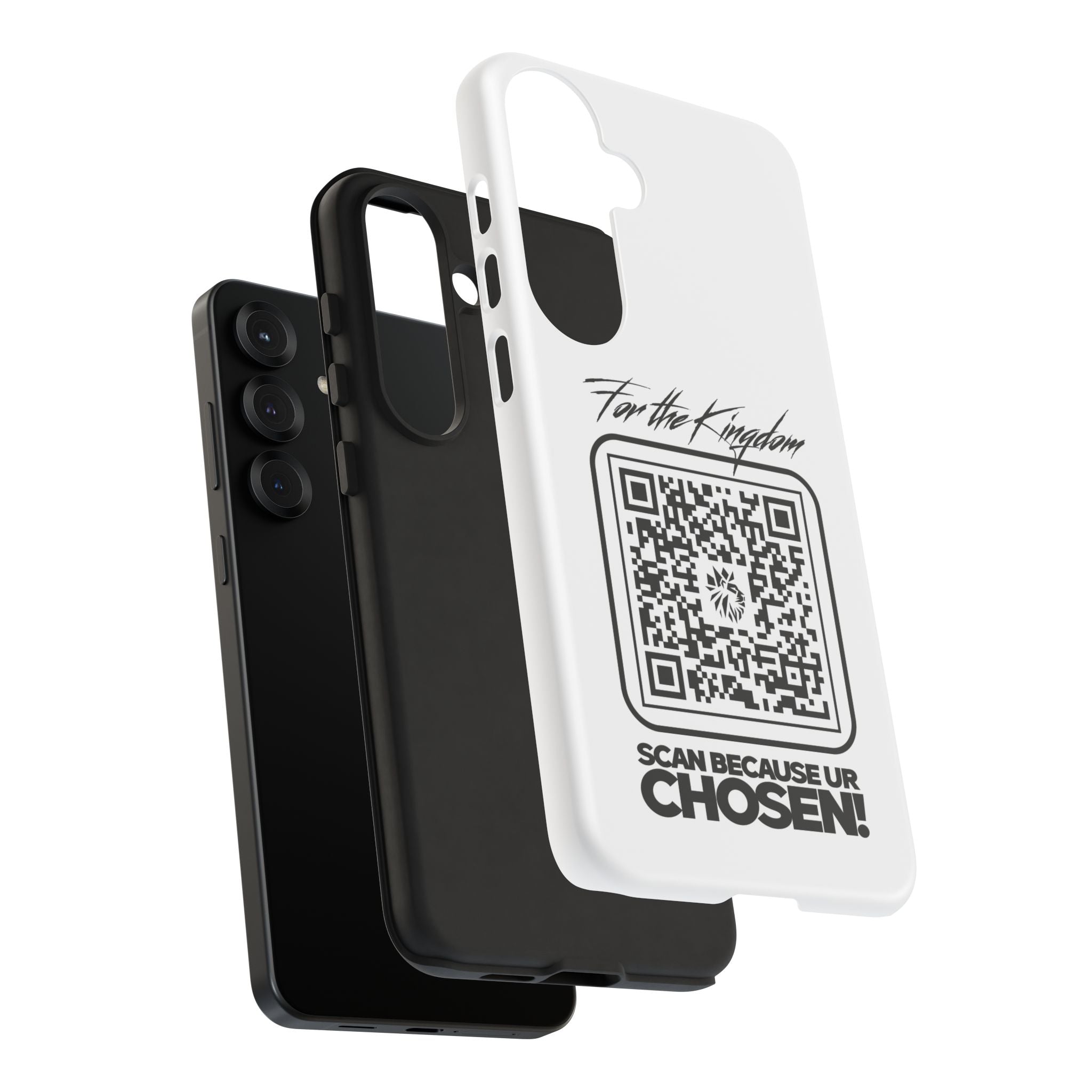 Phone Case — “For the Kingdom” QR Design: Scan Because Ur Chosen