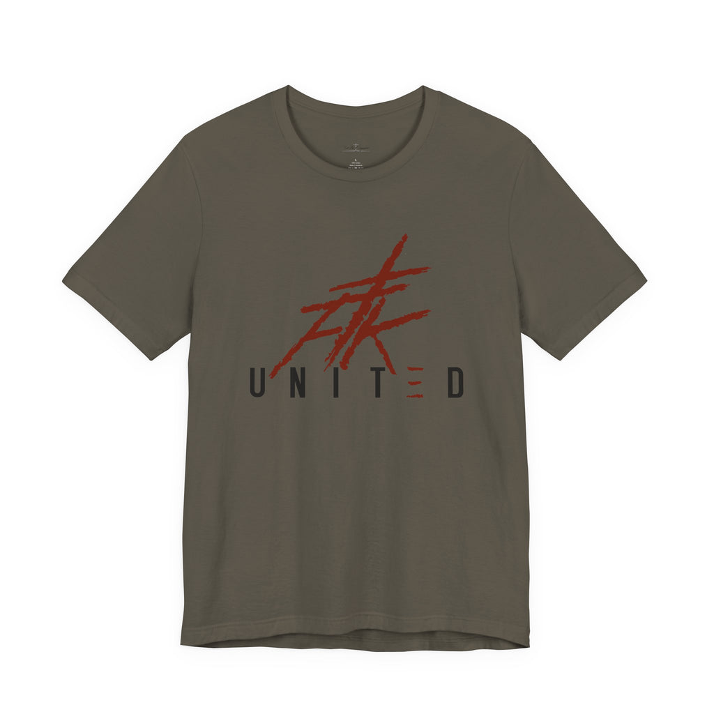 FTK UNIT≡D Logo  Dark Pallete T-Shirt — Bold Brushstroke Graphic Tee