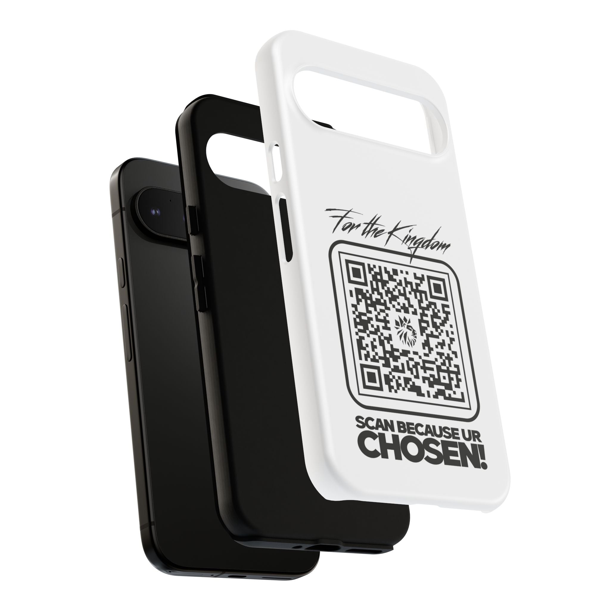 Phone Case — “For the Kingdom” QR Design: Scan Because Ur Chosen