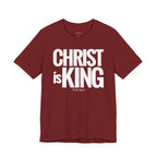 Christ Is King - Distressed Bold Faith T-Shirt
