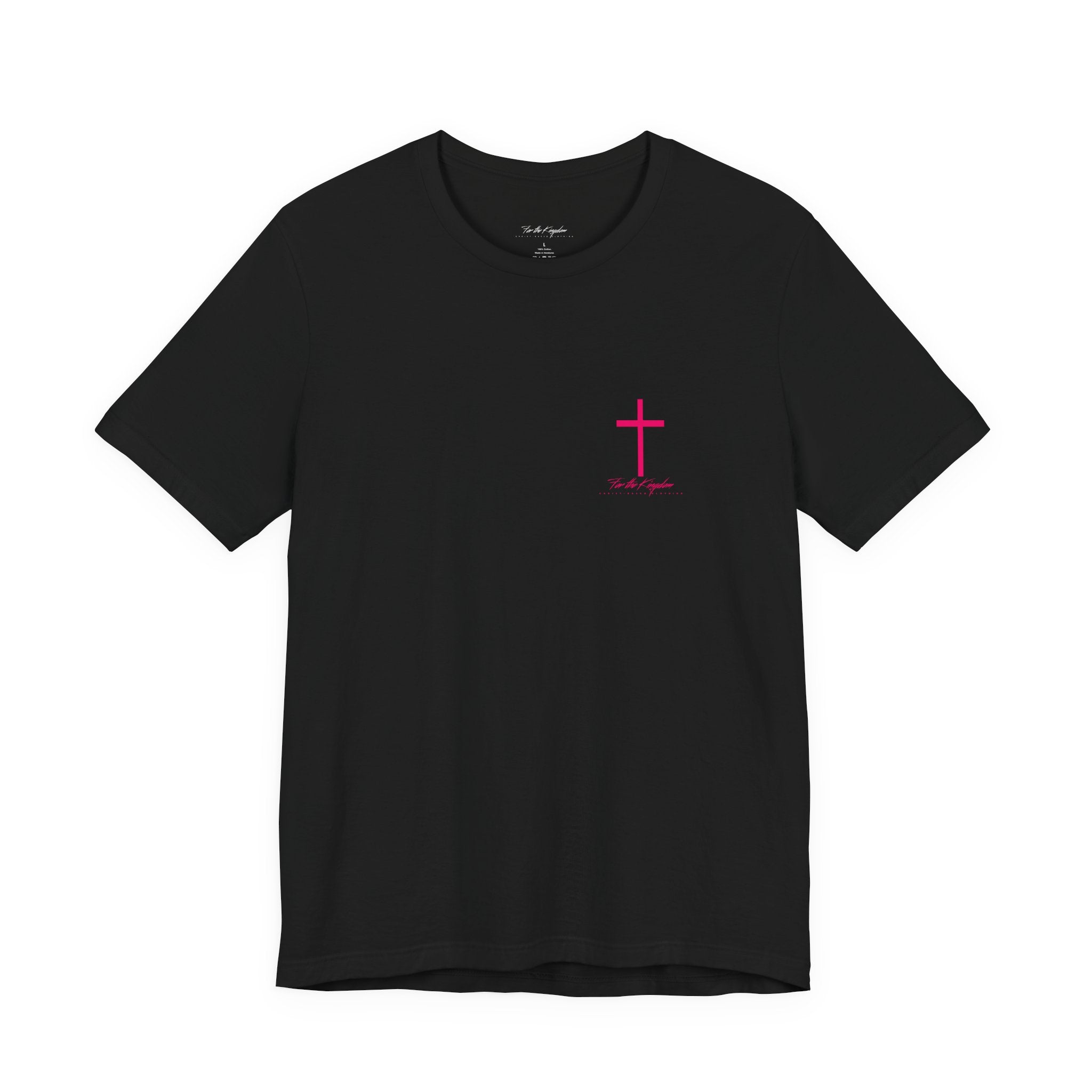 Berry Tap My Shoulder Tee — Christian Cross Short Sleeve T-Shirt