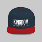 Kingdom Mentality Flat Bill Snapback Hat — Bold Faith-Inspired Streetwear Cap