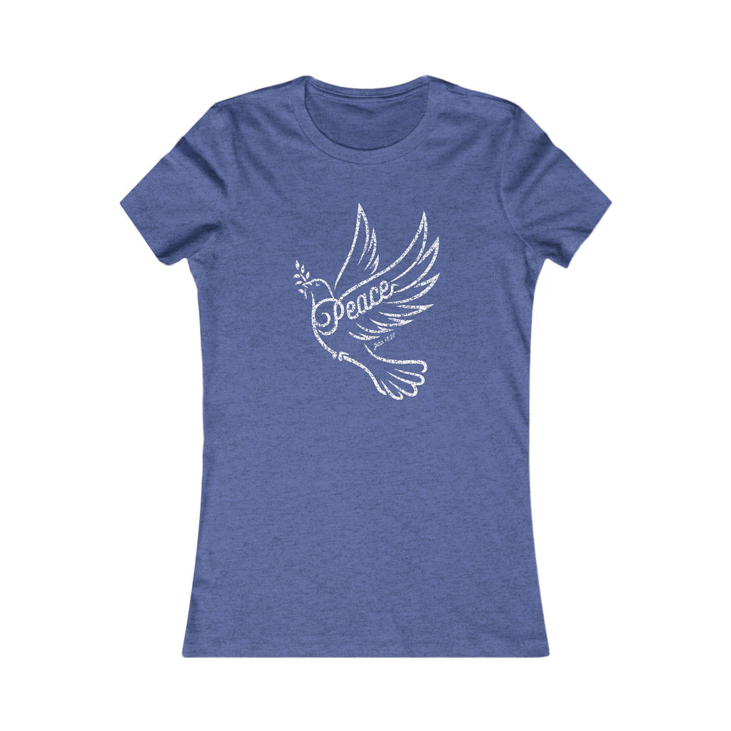 Light Palette Peace Dove Women's Tee — 'Peace' Graphic Shirt