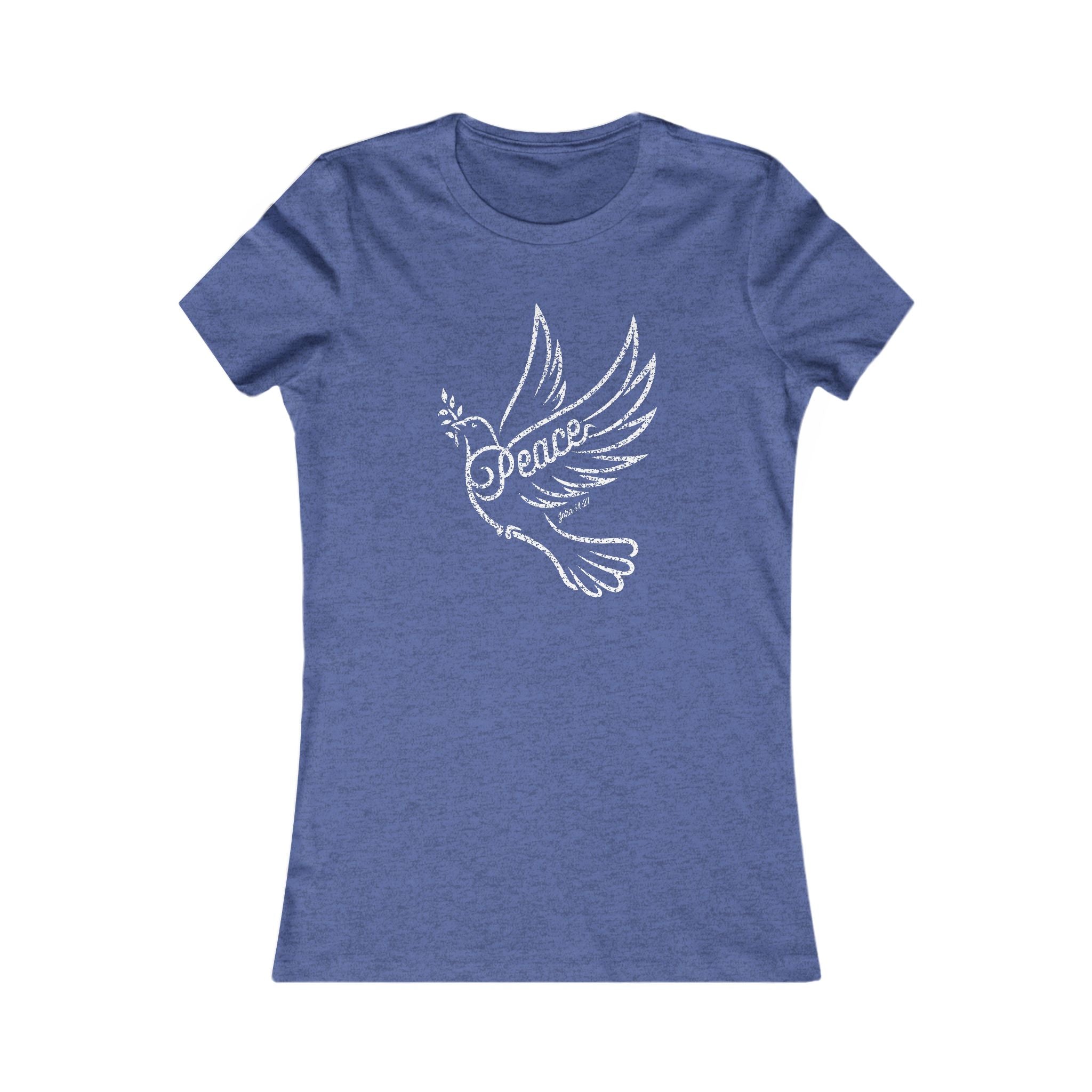 Light Palette Peace Dove Women's Tee — 'Peace' Graphic Shirt