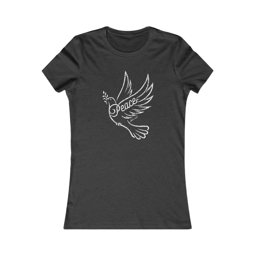 Light Palette Peace Dove Women's Tee — 'Peace' Graphic Shirt