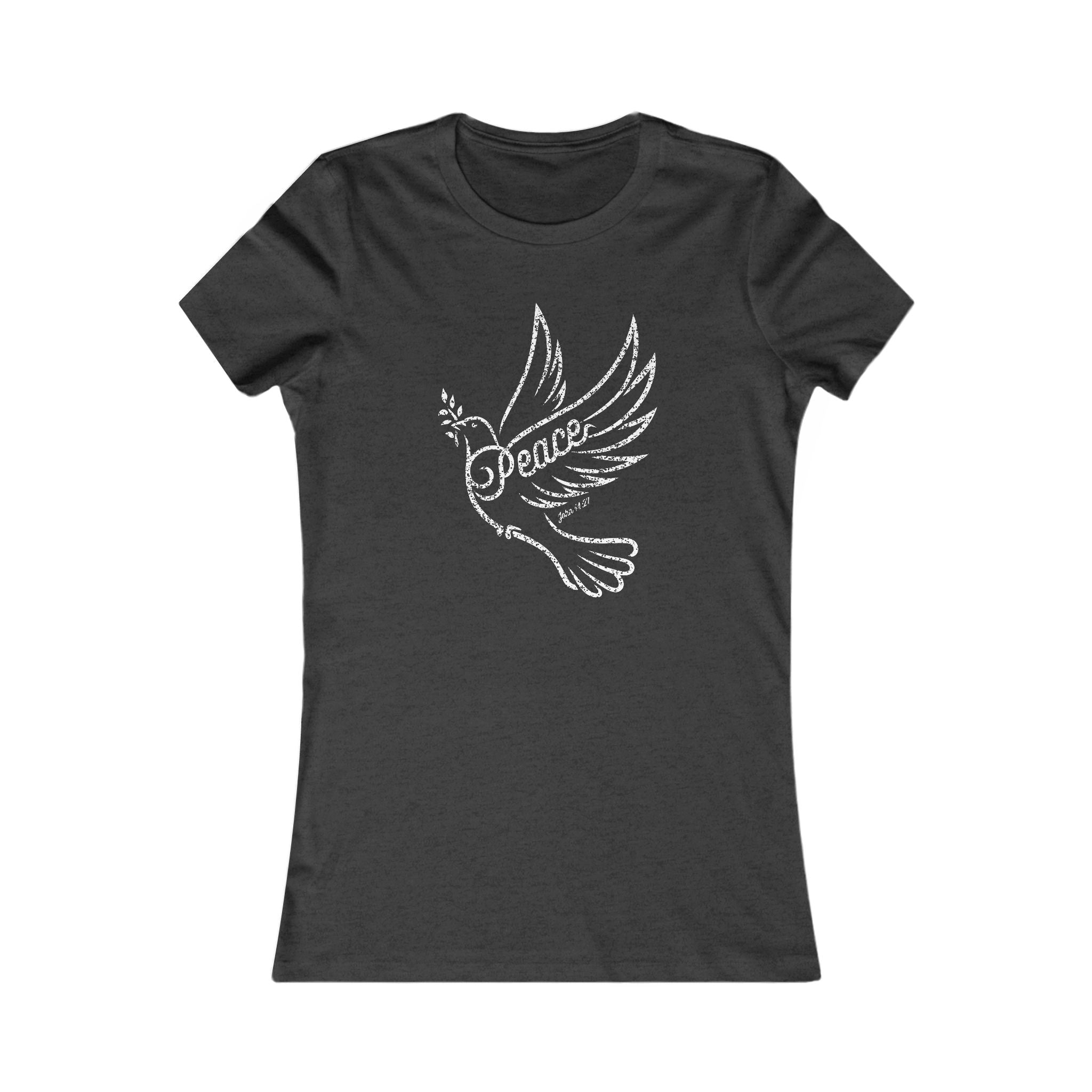 Light Palette Peace Dove Women's Tee — 'Peace' Graphic Shirt