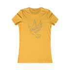 Dark Palette Peace Dove Women's Tee — 'Peace' Graphic Shirt