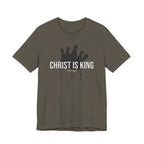 Christ Is King Crown Light Pallete Tee — Christian Faith Shirt