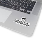 Kingdom First Sticker — Matthew 6:33 Christian Lion Decal