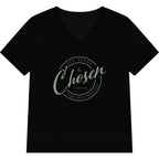 Chosen — SAGE — Christian Women's V-Neck Tee