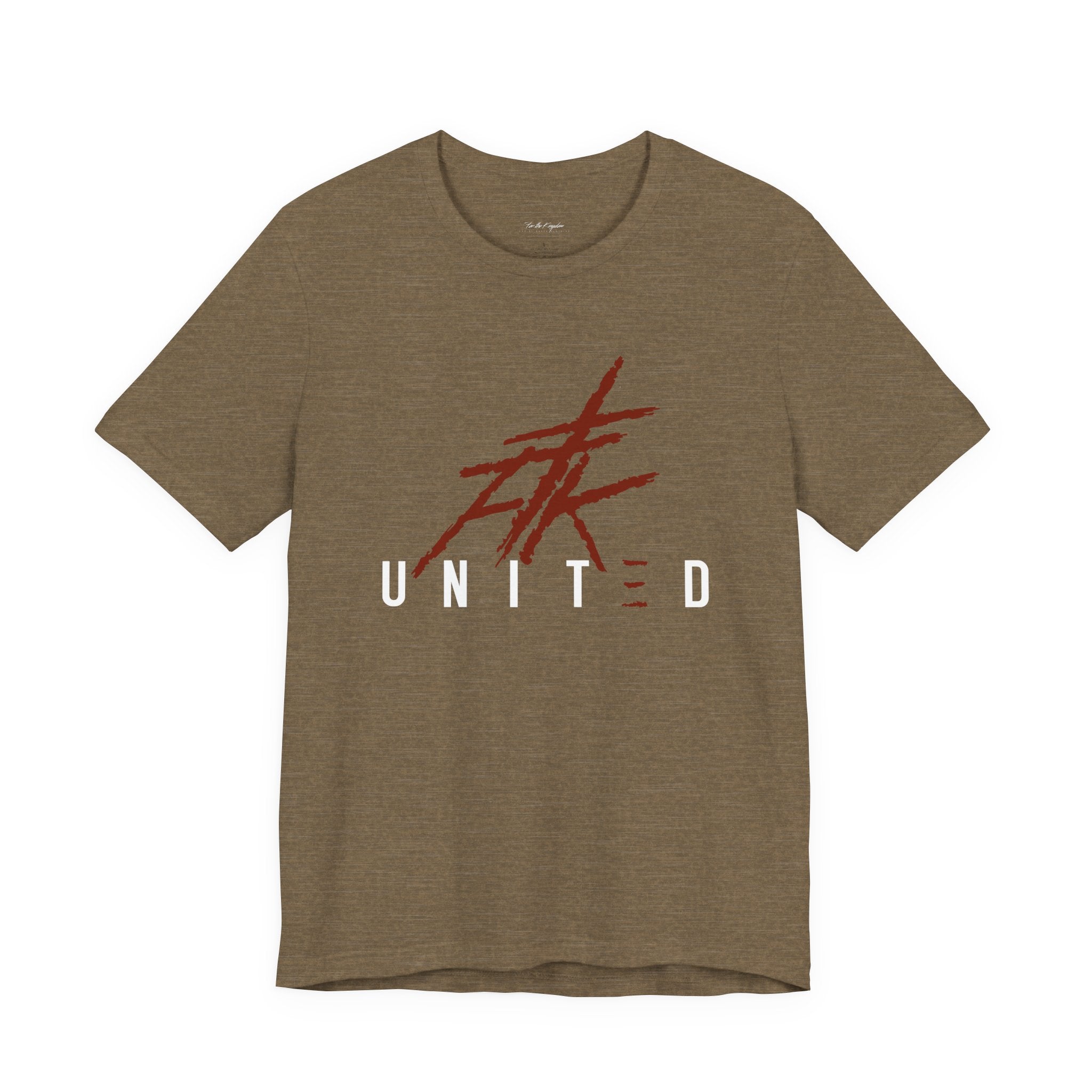 FTK UNIT≡D Logo Light Pallete T-Shirt — Bold Brushstroke Graphic Tee