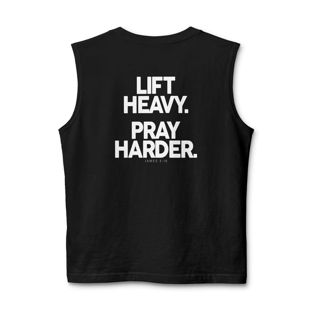 Lift Heavy Pray Harder Muscle Tank