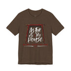 “As For Me & My House" Light Pallete Christian Tee
