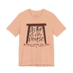 “As For Me & My House" Dark Pallete Christian Tee