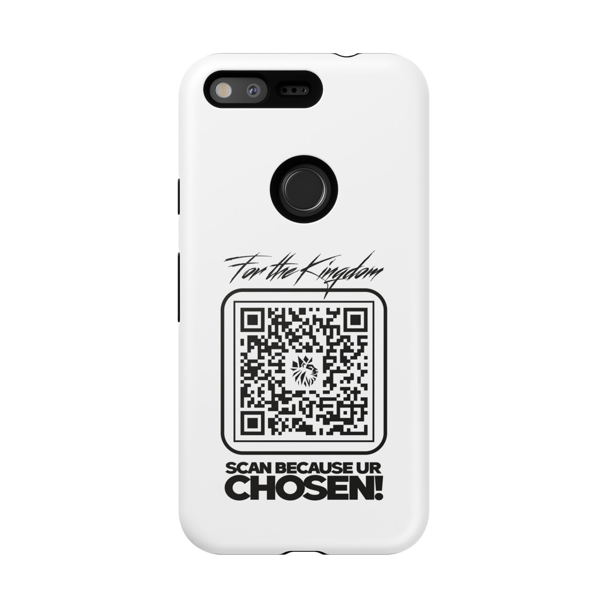 Phone Case — “For the Kingdom” QR Design: Scan Because Ur Chosen