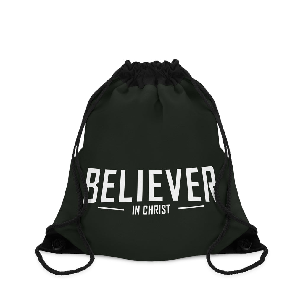 Christian 'Believer in Christ' Lion of Judah Drawstring Bag — Faith Gym Sack for Church, Youth Groups & Daily Use