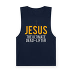 Jesus the Ultimate Dead-Lifter Tank — Christian Fitness Muscle Gym Tank