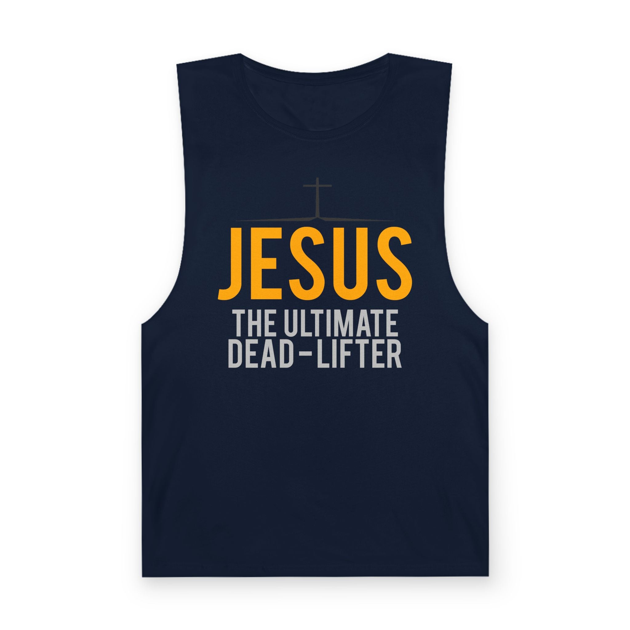 Jesus the Ultimate Dead-Lifter Tank — Christian Fitness Muscle Gym Tank
