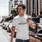 Christ Is King Crown Dark Pallete Tee — Christian Faith Shirt
