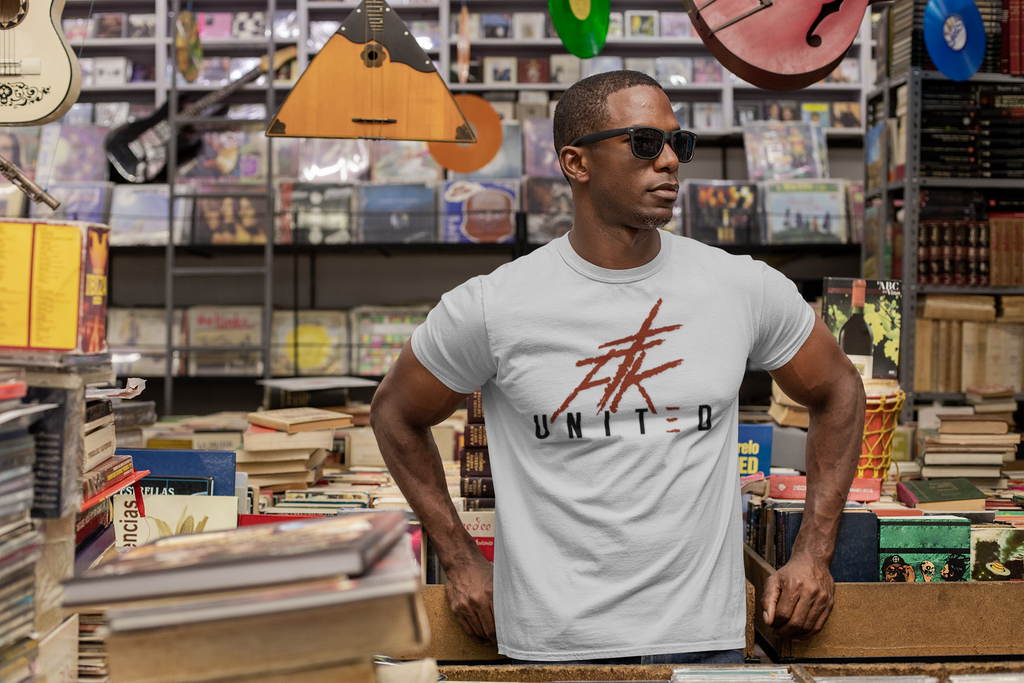 FTK UNIT≡D Logo  Dark Pallete T-Shirt — Bold Brushstroke Graphic Tee