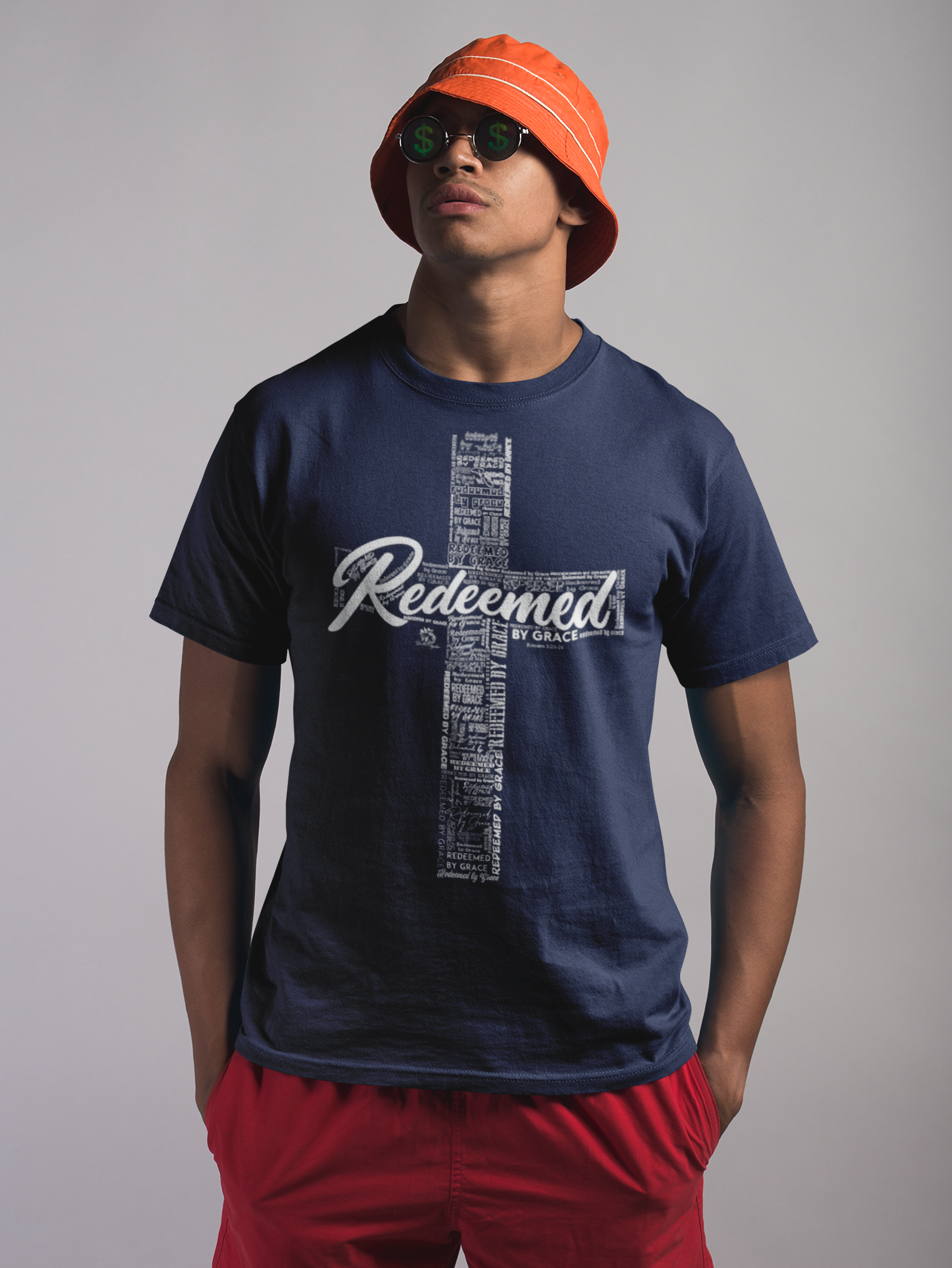 Redeemed by Grace Light Palette Christian T-Shirt