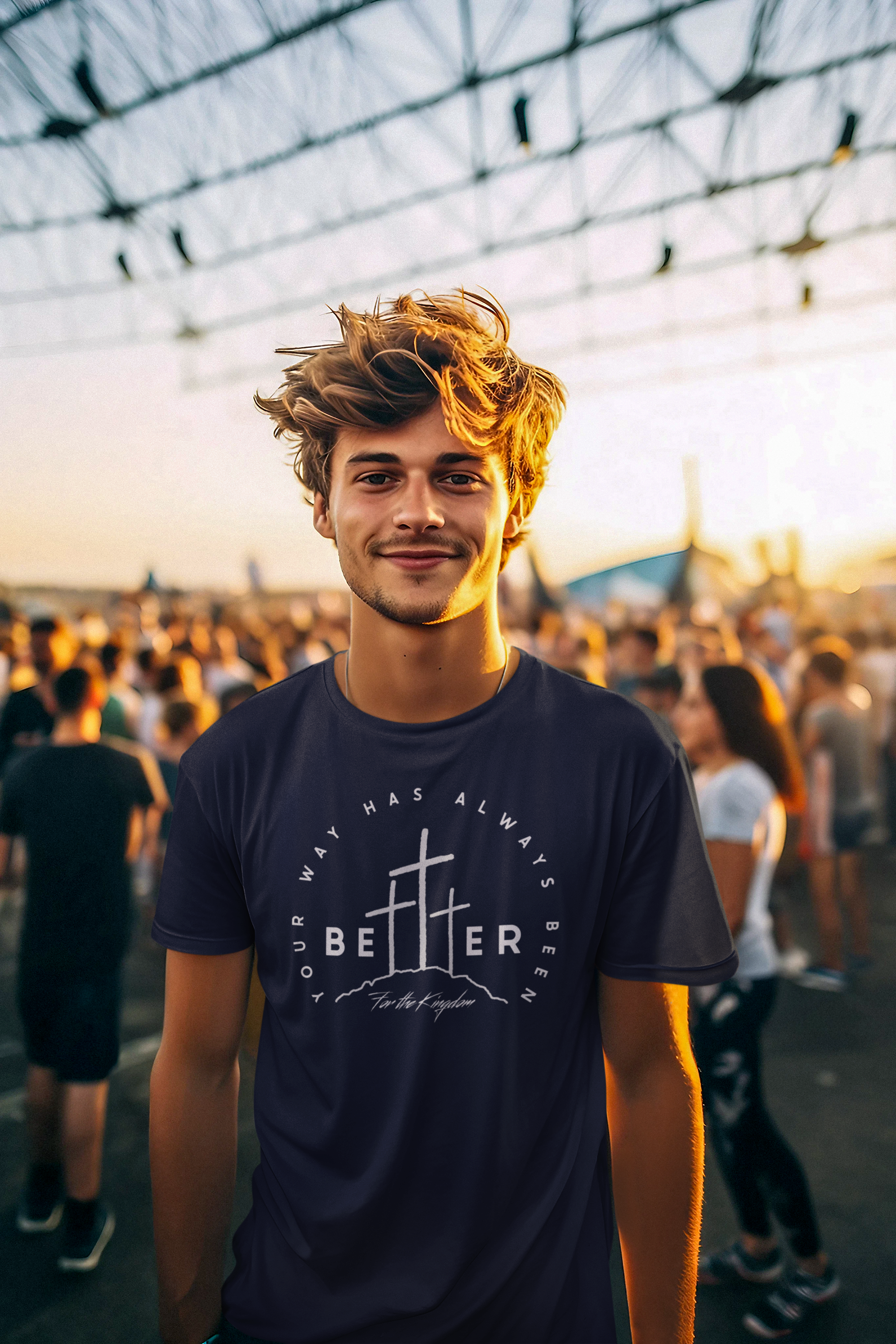 BEtttER - Christian Cross Light Palette Tee (Your Way Has Always Been Better)