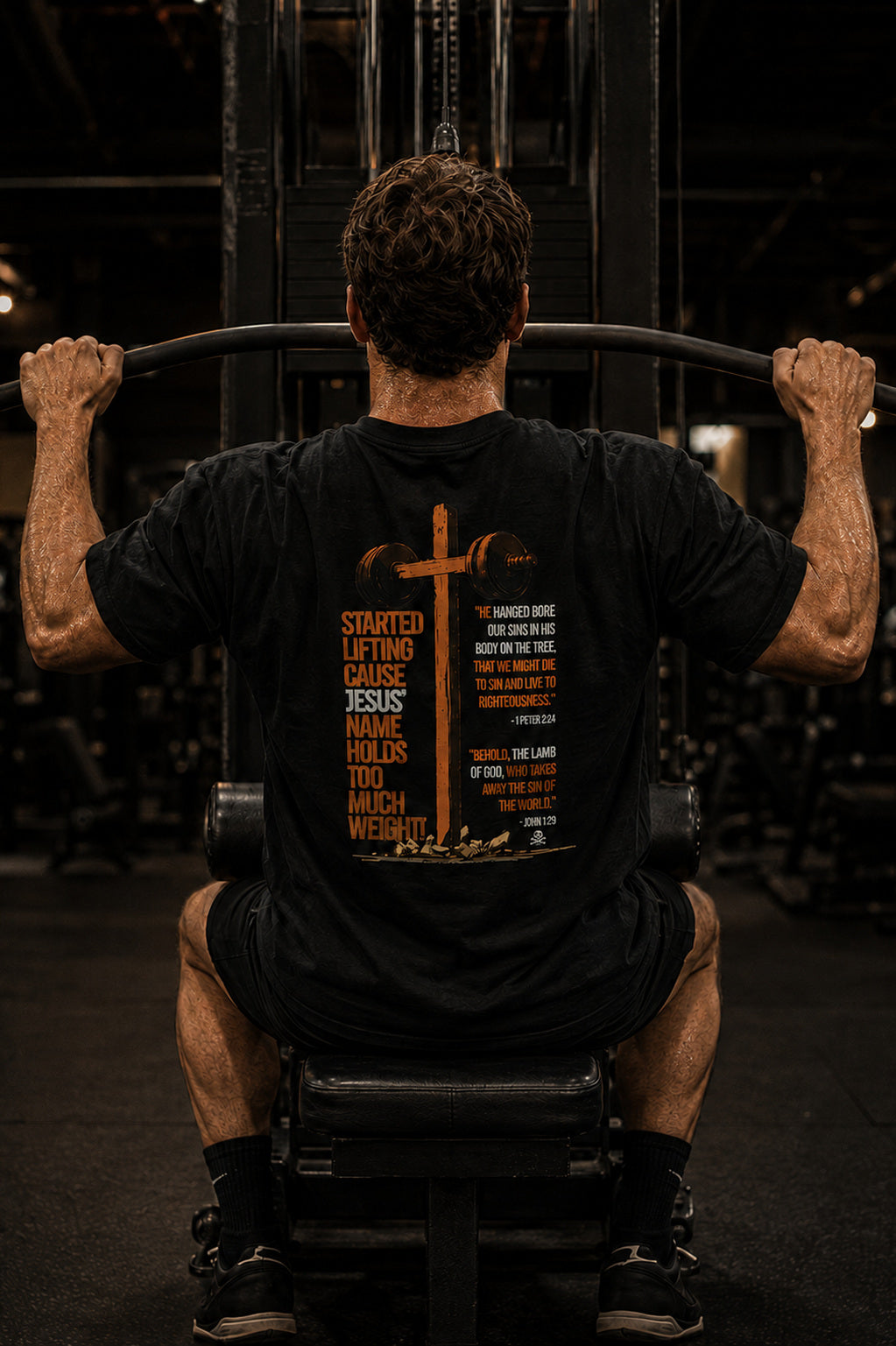 Started Lifting- Workout Moisture-Wicking Tee