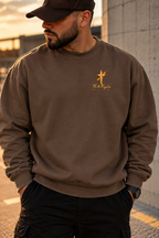Christian Crewneck Sweatshirt — "BYOB (Bring Your Own Bible)" Faith Graphic