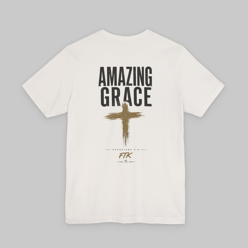 Amazing Grace Cross Tee — Christian Faith Graphic T-Shirt