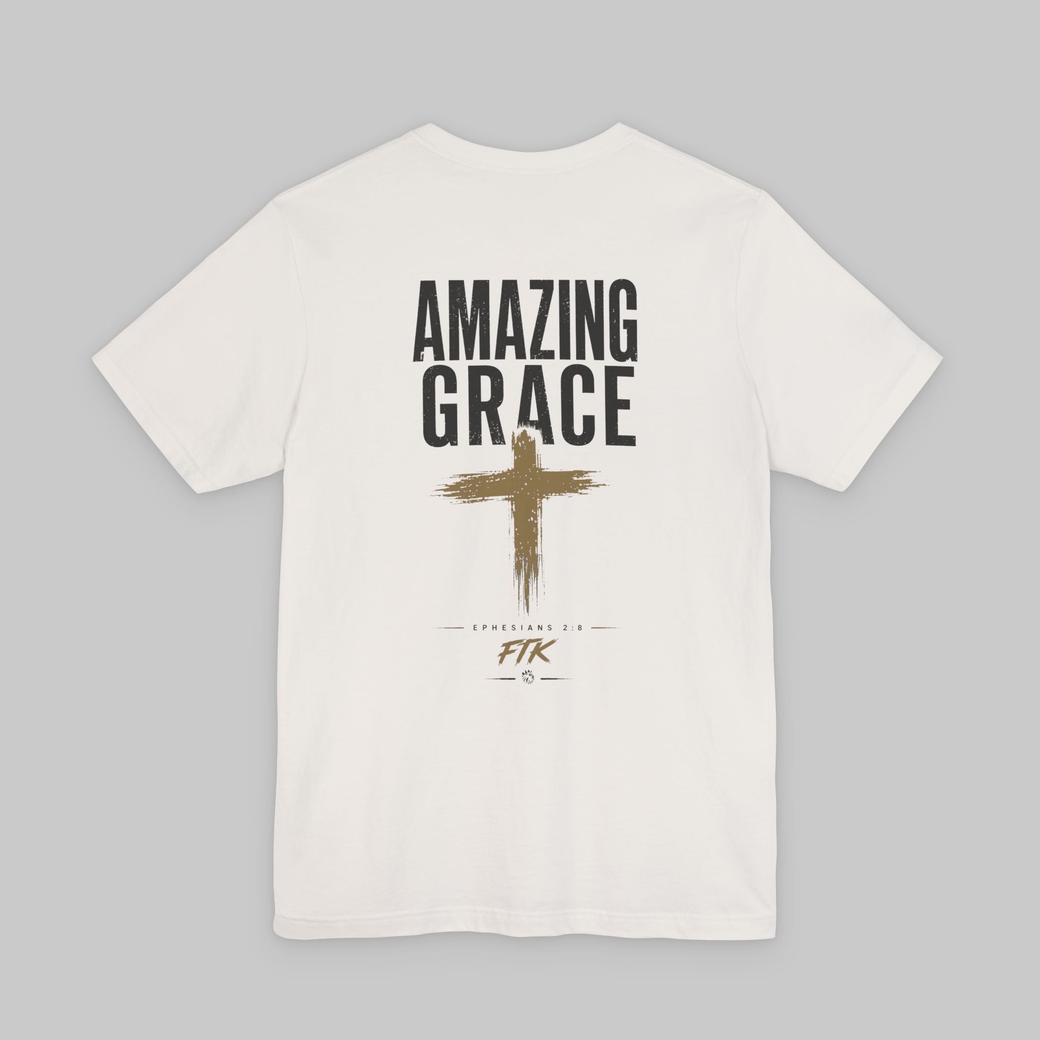 Amazing Grace Cross Tee — Christian Faith Graphic T-Shirt