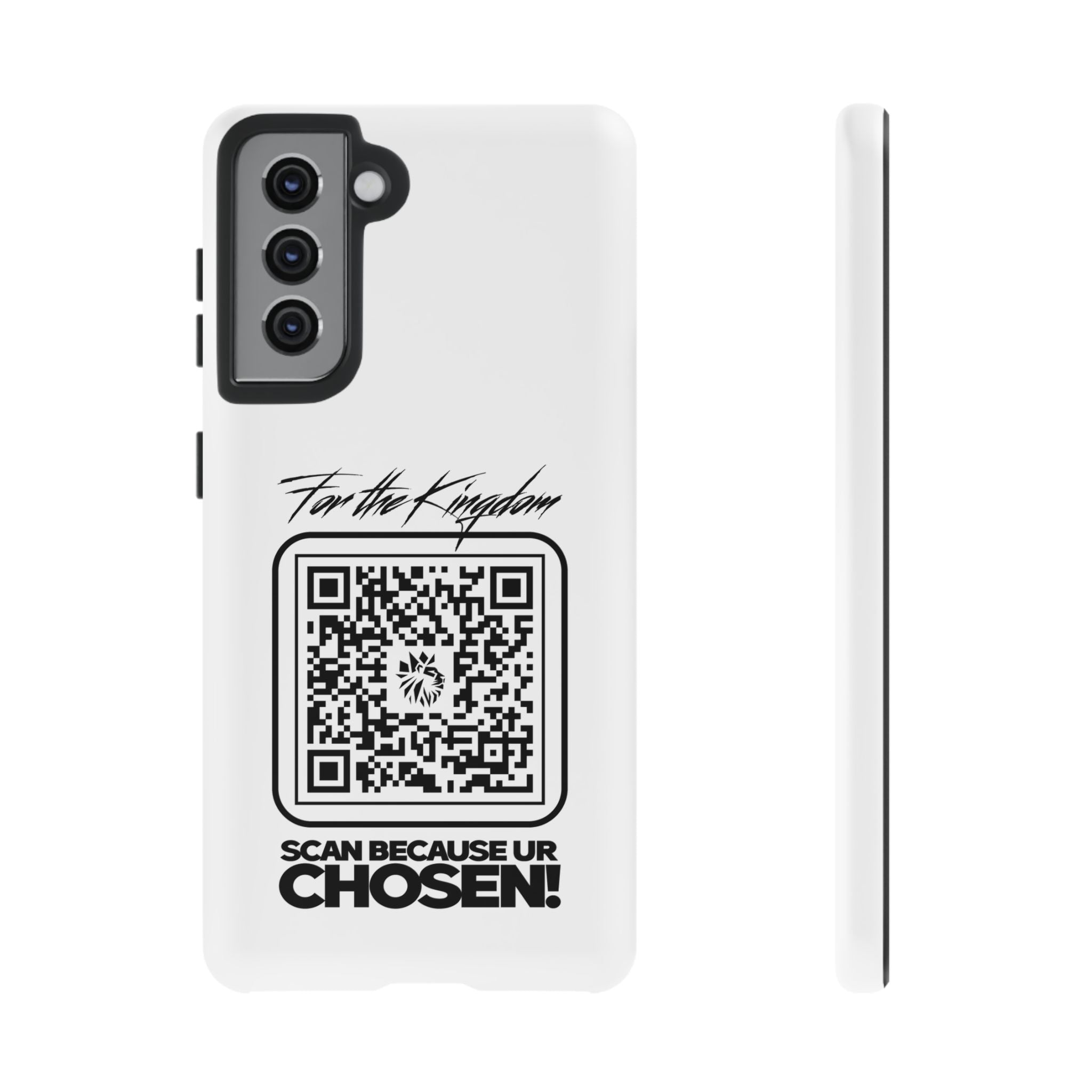 Phone Case — “For the Kingdom” QR Design: Scan Because Ur Chosen